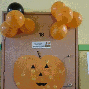 Rozstrzygnięcie konkursu na „Najbardziej dyniowe drzwi” z okazji „Pumpkin Day”