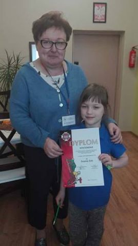 Uczennica klasy Id Zuzanna Żylis otrzymała wyróżnienie w  Konkursie Plastycznym "Zapobiegam Pożarom"