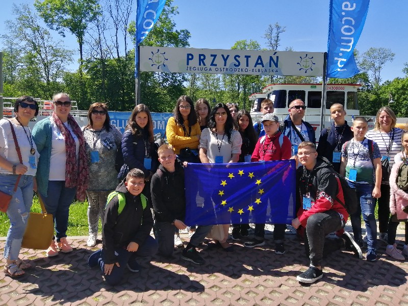 Projekt W.A.T.E.R w SP 11 - Erasmus+ - wizyta uczniów z Bułgarii i Rumunii.