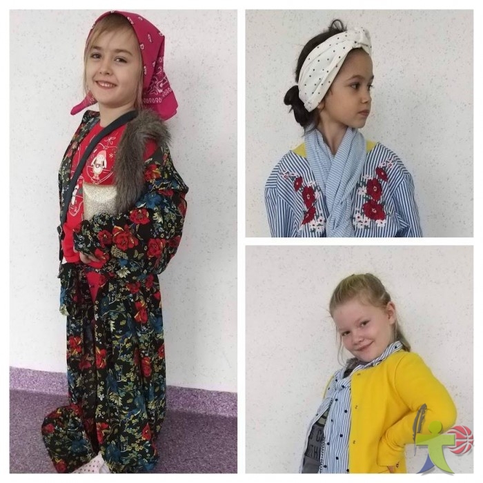 poprzebierane modnie dzieci