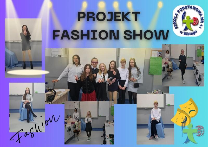 W ostatnich miesiącach uczennice klasy VD wraz ze studentką Akademii Nauk Stosowanych w Elblągu realizowały projekt z języka angielskiego pod intrygującą nazwą "Fashion Show"