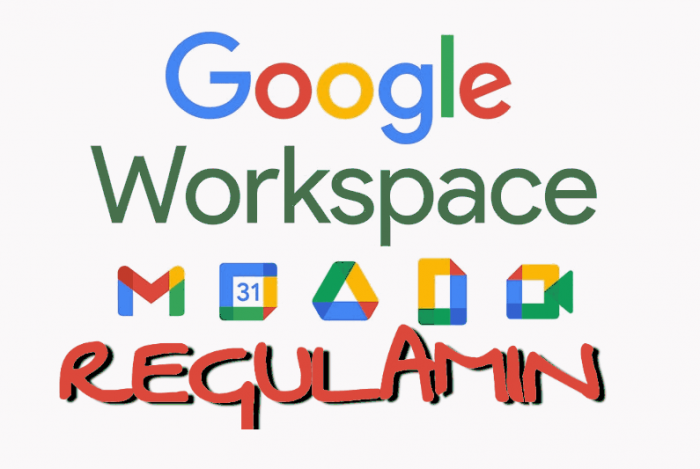 Regulamin Google Workspace for Education
